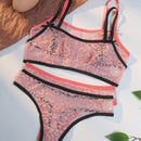 Conjunto De Lenceria De Encaje Para Mujer De 4 Piezas