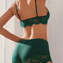 Conjunto De Lenceria Para Mujer Con Encaje Y Tirantes Finos