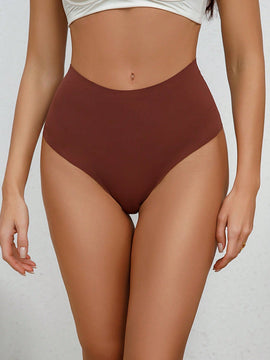 Tanga De Cintura Alta Adhesiva Para Mujeres