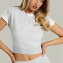 MUSERA Top Sin Mangas De Punto Corto Y Cuello En V