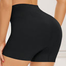 Pantalones Cortos De Cintura Elastica Ancha, Sin Costuras Suaves Pantalones Cortos Boxeadores Para Ajuste Cenido Debajo De Las Faldas