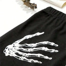 Slayr Shorts Ajustados Con Estampado De Calavera Y Palmeras Para Mujer