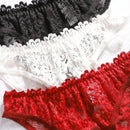 3 Piezas Ropa Interior De Encaje Sexy Para Mujeres