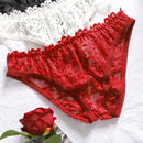 3 Piezas Ropa Interior De Encaje Sexy Para Mujeres