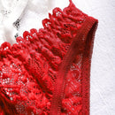 3 Piezas Ropa Interior De Encaje Sexy Para Mujeres