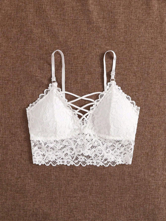 Sujetador De Encaje Sin Alambre