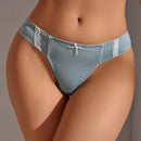 Tanga De Encaje Y Flores Para Mujer