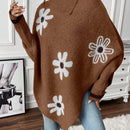 Essnce Sudadera De Manga Larga De Mujer Con Patron Floral Y Dobladillo Irregular