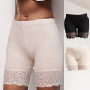 2 Piezas Pantalones Cortos De Seguridad De Encaje Para Mujer, Ropa Interior De Tres Cuartos