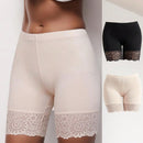 2 Piezas Pantalones Cortos De Seguridad De Encaje Para Mujer, Ropa Interior De Tres Cuartos