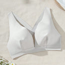Sujetador Halter Bralette Con Espalda Descubierta En Color Solido Para Mujer Con Detalles Ahuecados