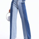 BAE Jeans De Pierna Recta De Bloque De Color
