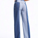 BAE Jeans De Pierna Recta De Bloque De Color