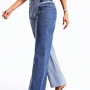 BAE Jeans De Pierna Recta De Bloque De Color
