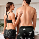 CoupledUp Boxers De Mujer Con Estampado De Corazon