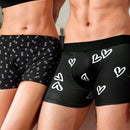 CoupledUp Boxers De Mujer Con Estampado De Corazon