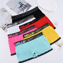 Conjunto de 6 bragas de cintura alta para mujer con patron de letras