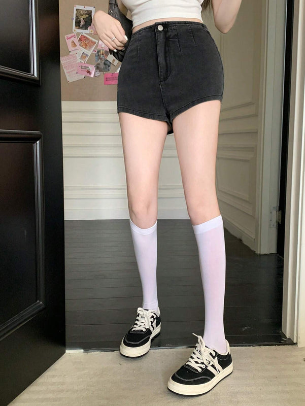 DAZY Mini Shorts De Mezclilla Para Mujer