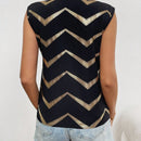 Prive Blusa Sin Mangas Con Escote En V