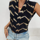 Prive Blusa Sin Mangas Con Escote En V