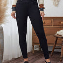 LUNE Pantalones largos para mujer de diseno simple y color puro