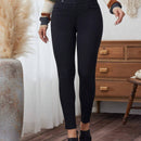 LUNE Pantalones largos para mujer de diseno simple y color puro