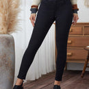 LUNE Pantalones largos para mujer de diseno simple y color puro