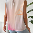 Essnce Blusa Sin Mangas Con Diseno De Tenido Anudado Y Cuello De Cowl Para Mujer