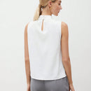 BIZwear Blusa De Mujer Sin Mangas Con Cuello Alto