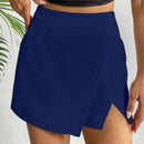 Essnce Pantalones Cortos De Cintura Alta Para Mujer Con Dobladillo Irregular