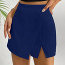 Essnce Pantalones Cortos De Cintura Alta Para Mujer Con Dobladillo Irregular