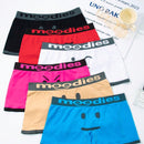 6 Piezas Panties Pantalones Cortos De Cintura Media Para Mujer