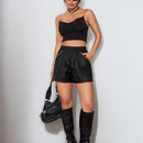 Coolane Shorts Decorados Con Cuentas