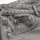 DAZY Jeans Casuales De Pierna Recta Para Mujer