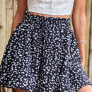 Frenchy Pantalones Cortos Estampados Con Cintura Alta Para Vacaciones De Verano