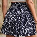 Frenchy Pantalones Cortos Estampados Con Cintura Alta Para Vacaciones De Verano