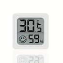 Higrómetro y Termómetro Digital Compacto de Precisión Climática - Alimentado por Batería, Medidor de Temperatura y Humedad para Interior/Exterior para Hogar, Oficina, Coche, Higrómetro, Termómetro, Temperatura, Humedad