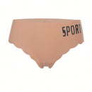 Conjunto de 3 bragas de mujer sin costura de seda de hielo transpirable multicolor