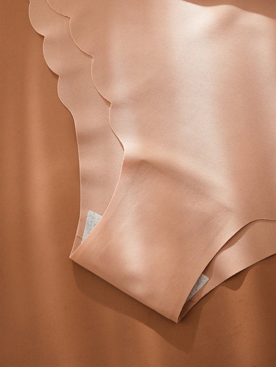 Conjunto de 3 bragas de mujer sin costura de seda de hielo transpirable multicolor