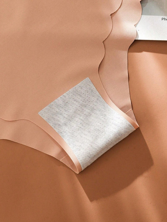 Conjunto de 3 bragas de mujer sin costura de seda de hielo transpirable multicolor