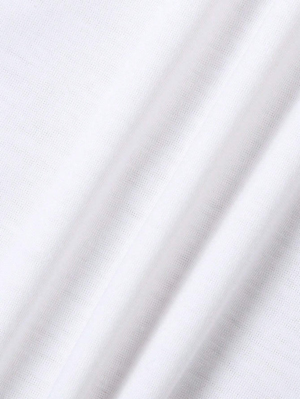 Camiseta De Pareja Impresa Con Lema Para Mujer. (se Venden Por Separado, 3 Piezas)