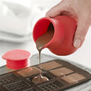 Olla De Silicona Para Derretir Chocolate, Crema, Leche Caliente O Salsa, Apta Para Microondas, Antiadherente Y Adecuada Para Uso En Cocinas Comerciales.