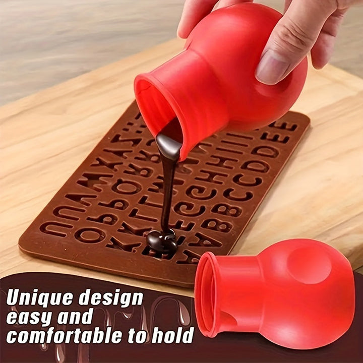 Olla De Silicona Para Derretir Chocolate, Crema, Leche Caliente O Salsa, Apta Para Microondas, Antiadherente Y Adecuada Para Uso En Cocinas Comerciales.