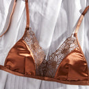 Conjunto De Sosten Y Bragas Para Mujeres Con Bordados Y Sin Cableado