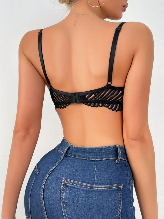 Sujetador Sin Cables De Encaje Para Mujer