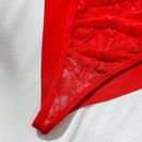 Panties Triangulares De Encaje Y Parche Para Mujeres