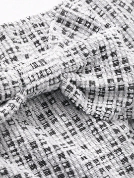 FRIFUL Camisa De Manga Larga Con Decoracion De Lazo Y Estampado Completo Para Mujer