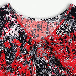 LUNE Camisa De Manga Corta Impresa Para Mujer