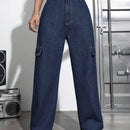 EZwear Pantalones Jeans Para Mujer De Pierna Recta