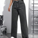 PETITE Pantalones Jeans De Mujer Con Bolsillos
